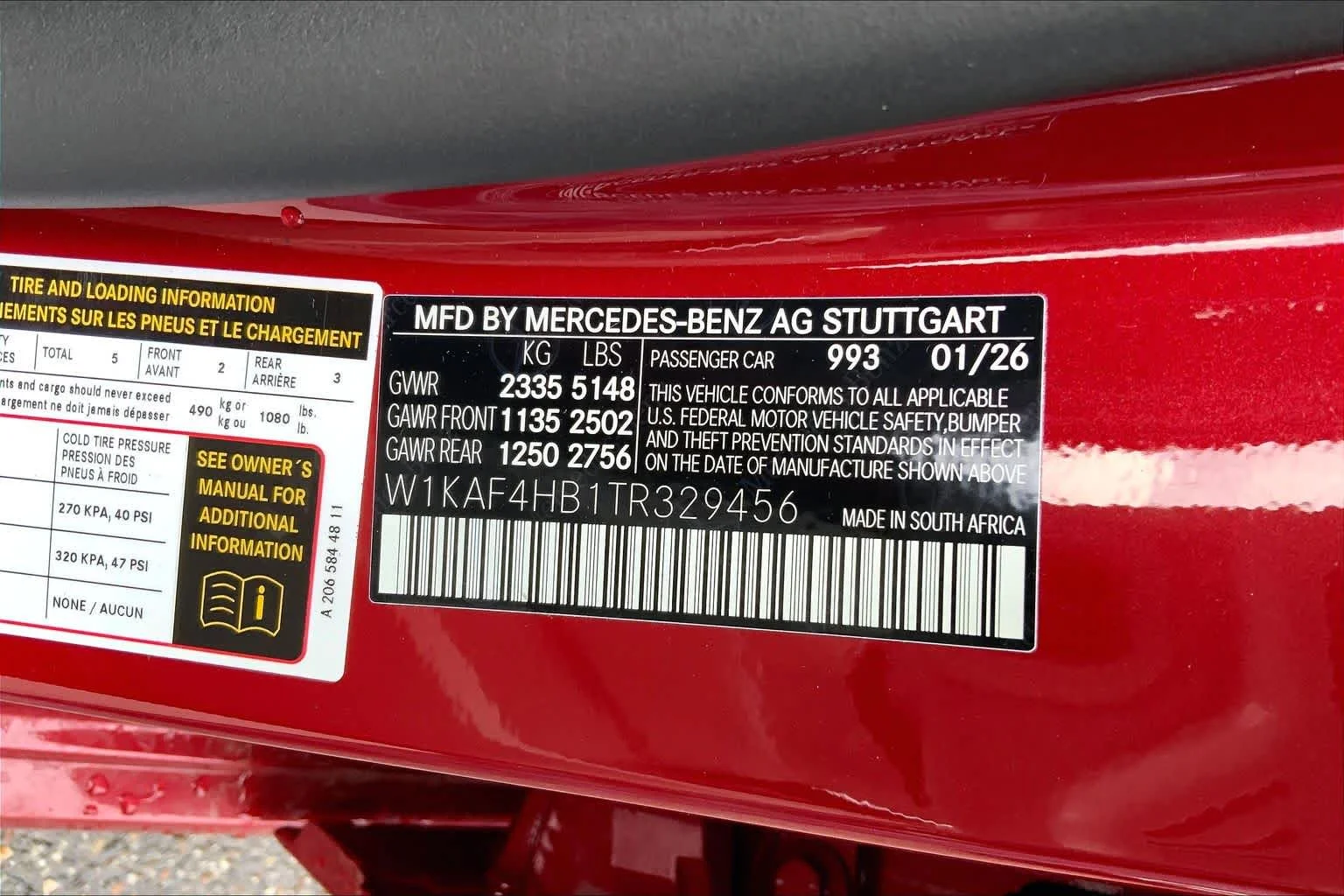 New 2026 MANUFAKTUR Patagonia Red Metallic Mercedes-Benz C 300 image 13