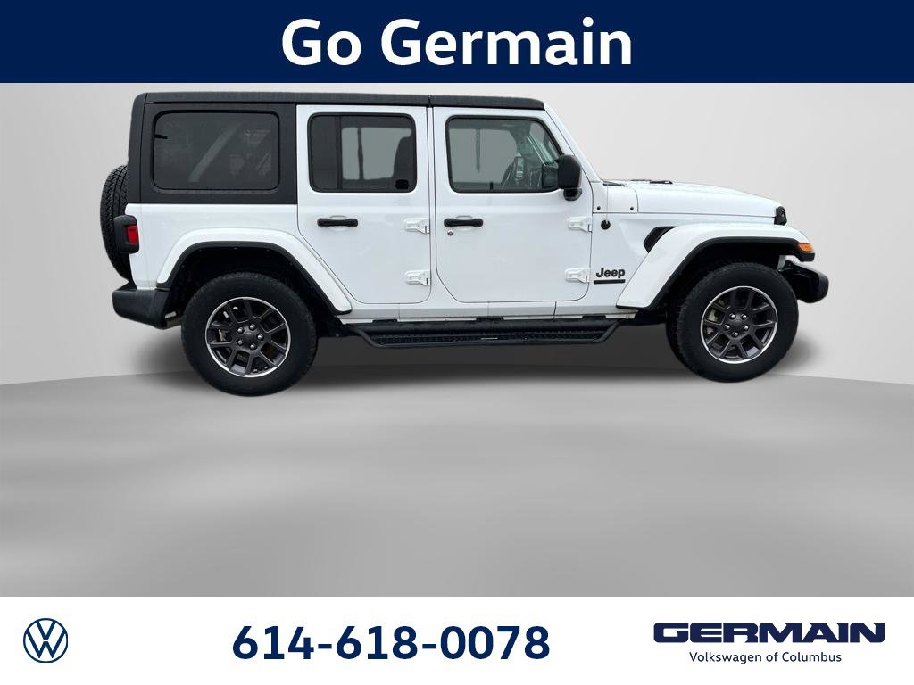 Used 2021 White Jeep Unlimited Sport image 9