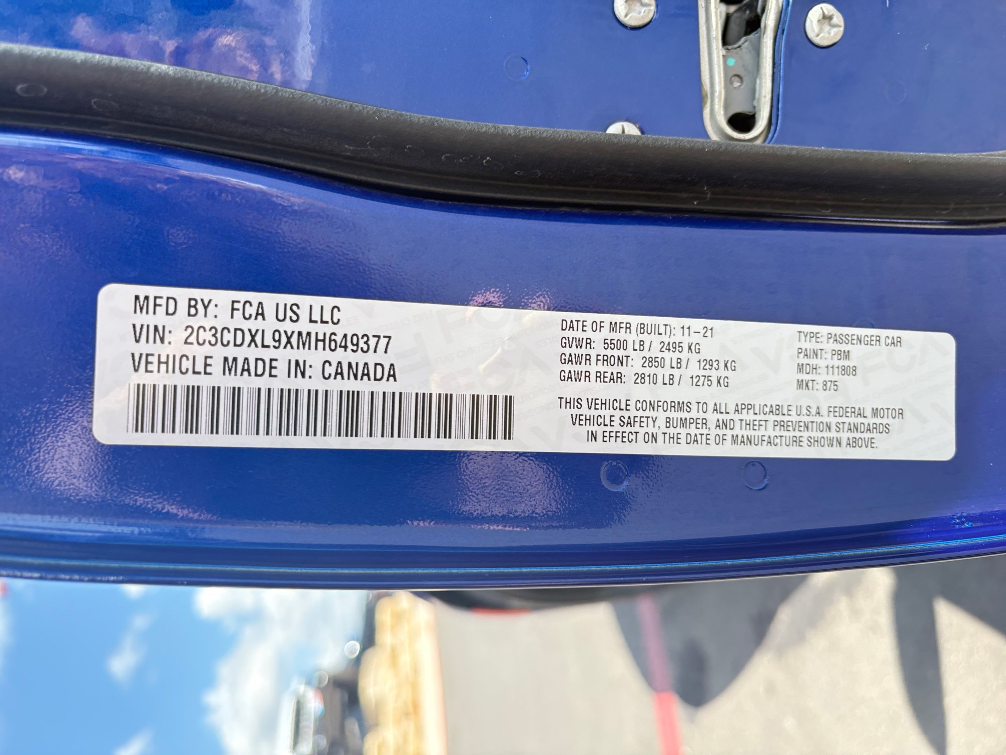 Used 2021 Indigo Blue Dodge SRT Hellcat Redeye Widebody image 24