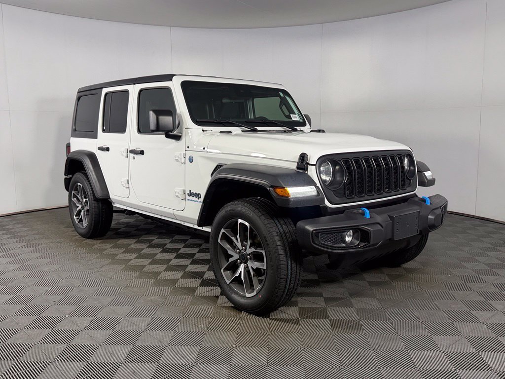 Used 2024 White Jeep Sport S 4xe image 3
