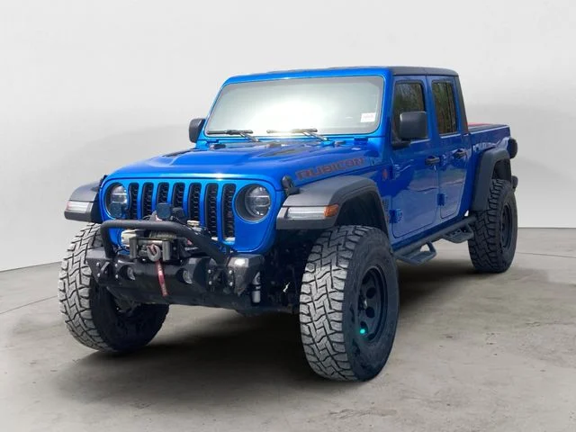 Used 2021 Blue Jeep Rubicon image 1