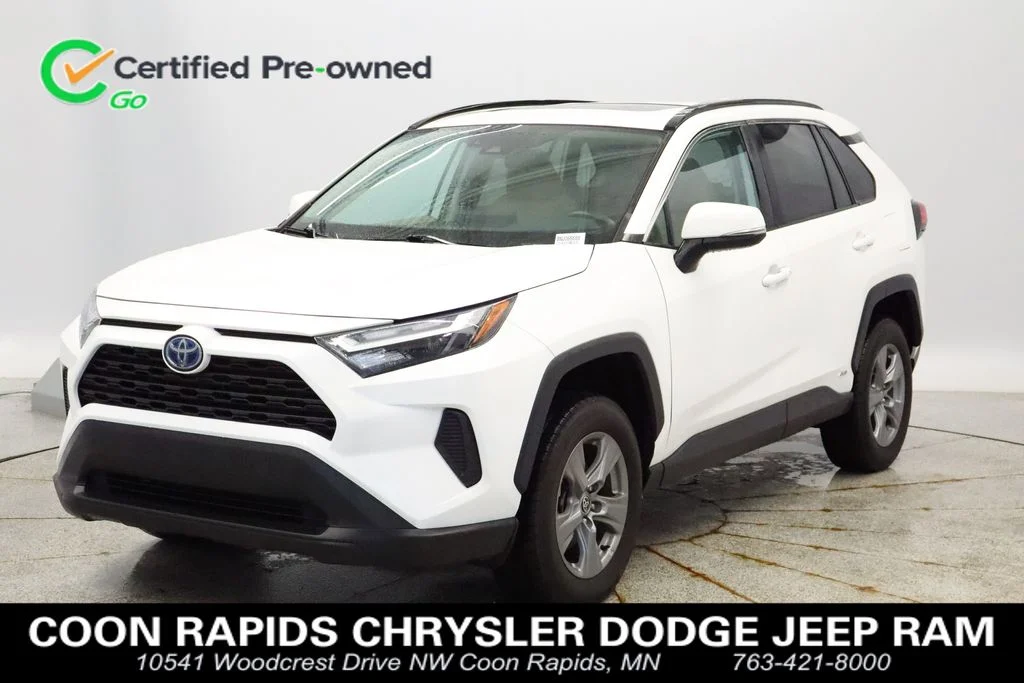 Certified Used 2022 White Toyota XLE image 1