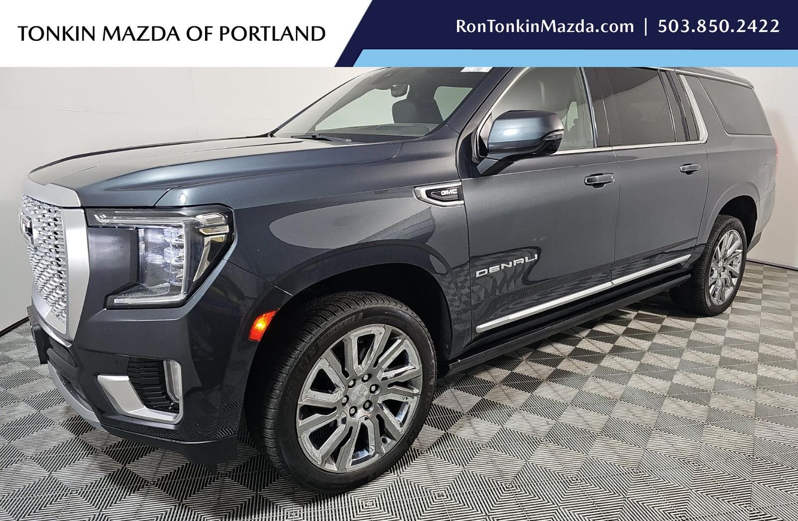 Used 2021 Hunter Metallic GMC Denali image 1