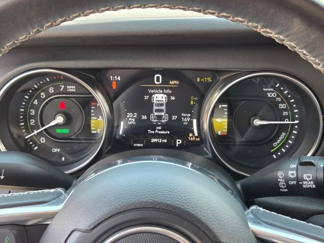 Used 2022 White Jeep Unlimited Sahara 4xe image 22