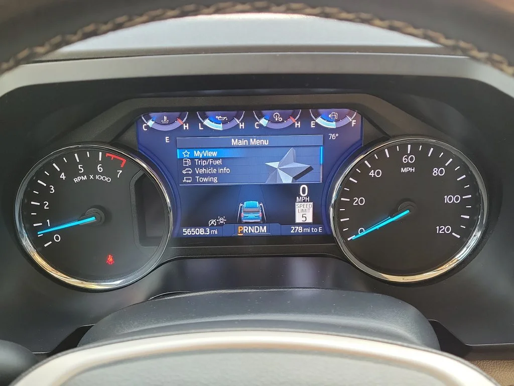 Used 2024 Dark Matter Gray Metallic Ford Limited image 18