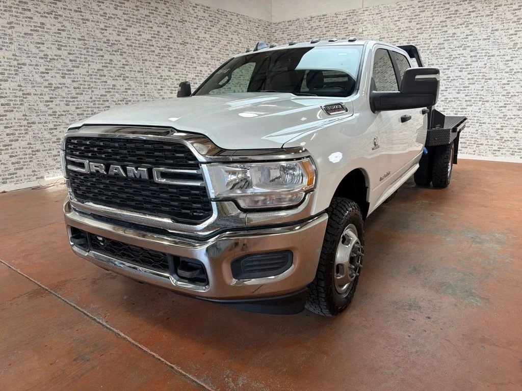 Used 2024 Bright White Clearcoat Ram SLT image 3