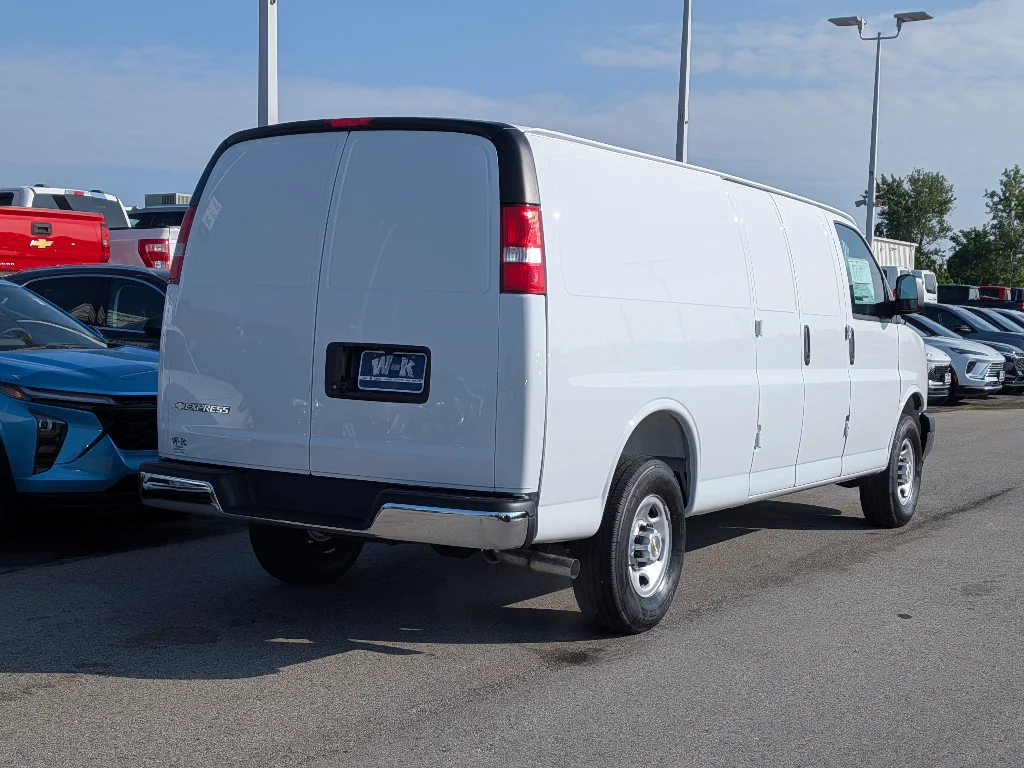 New 2026 Summit White Chevrolet Work Van image 3