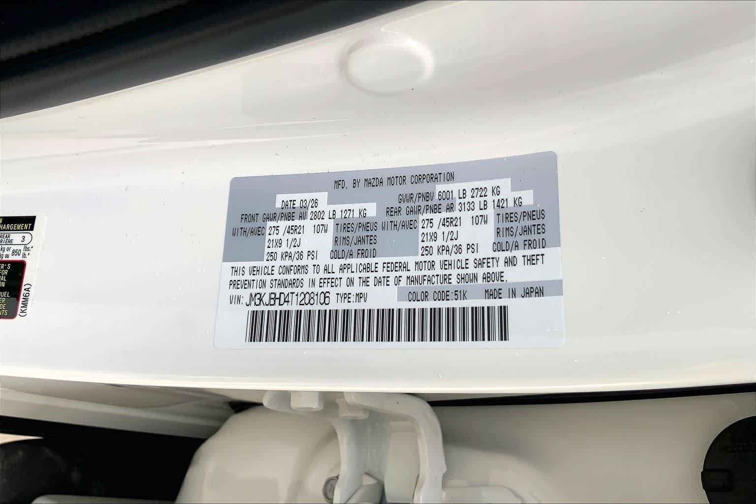 New 2026 Rhodium White Premium Mazda 3.3 Turbo Preferred AWD image 21
