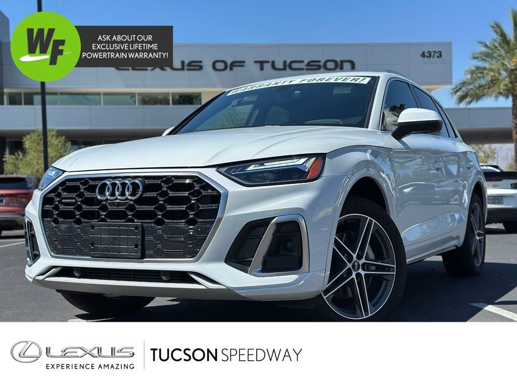 Used 2021 White Audi 55 Premium Plus image 1
