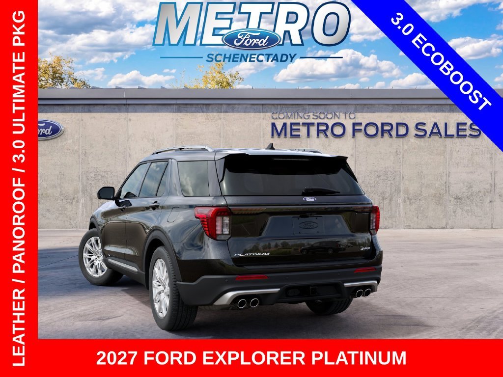 New 2027 Agate Black Metallic Ford Platinum image 4