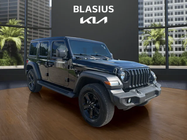 Used 2020 Black Jeep Unlimited Sport Altitude image 7