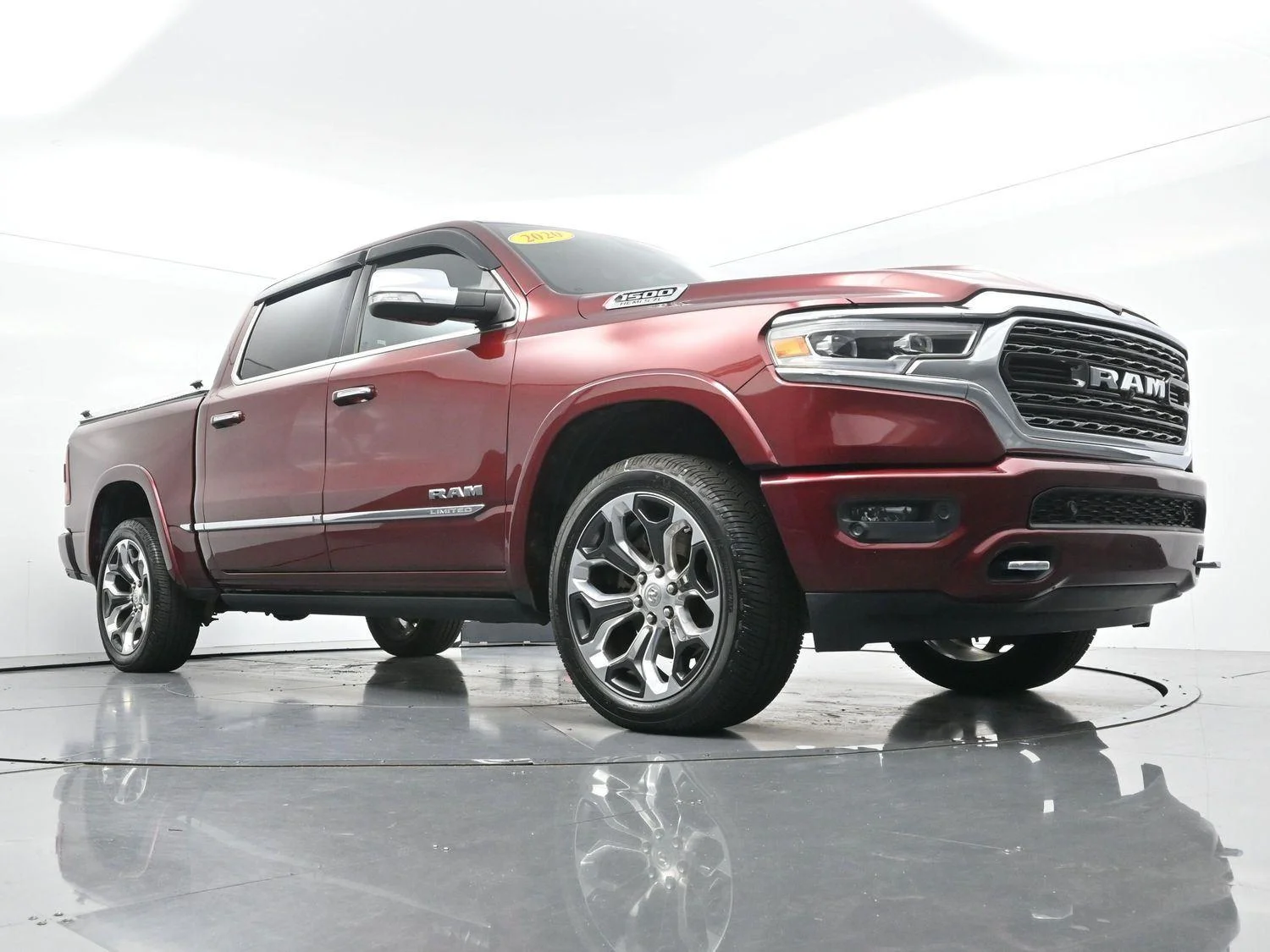 Used 2020 Delmonico Red Pearlcoat Ram Limited image 47