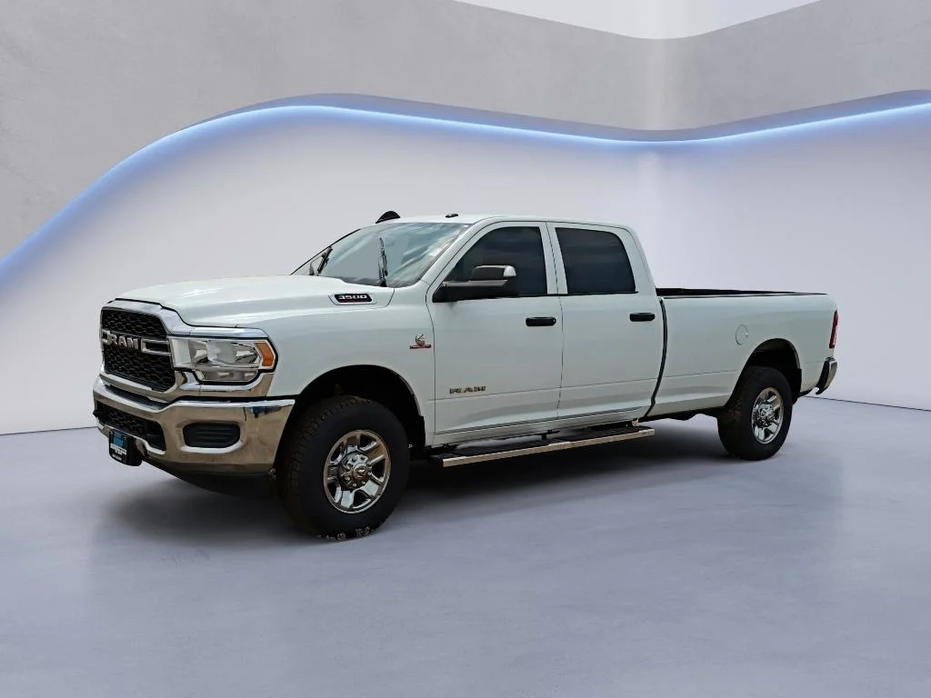 Used 2022 Bright White Clearcoat Ram Tradesman image 1