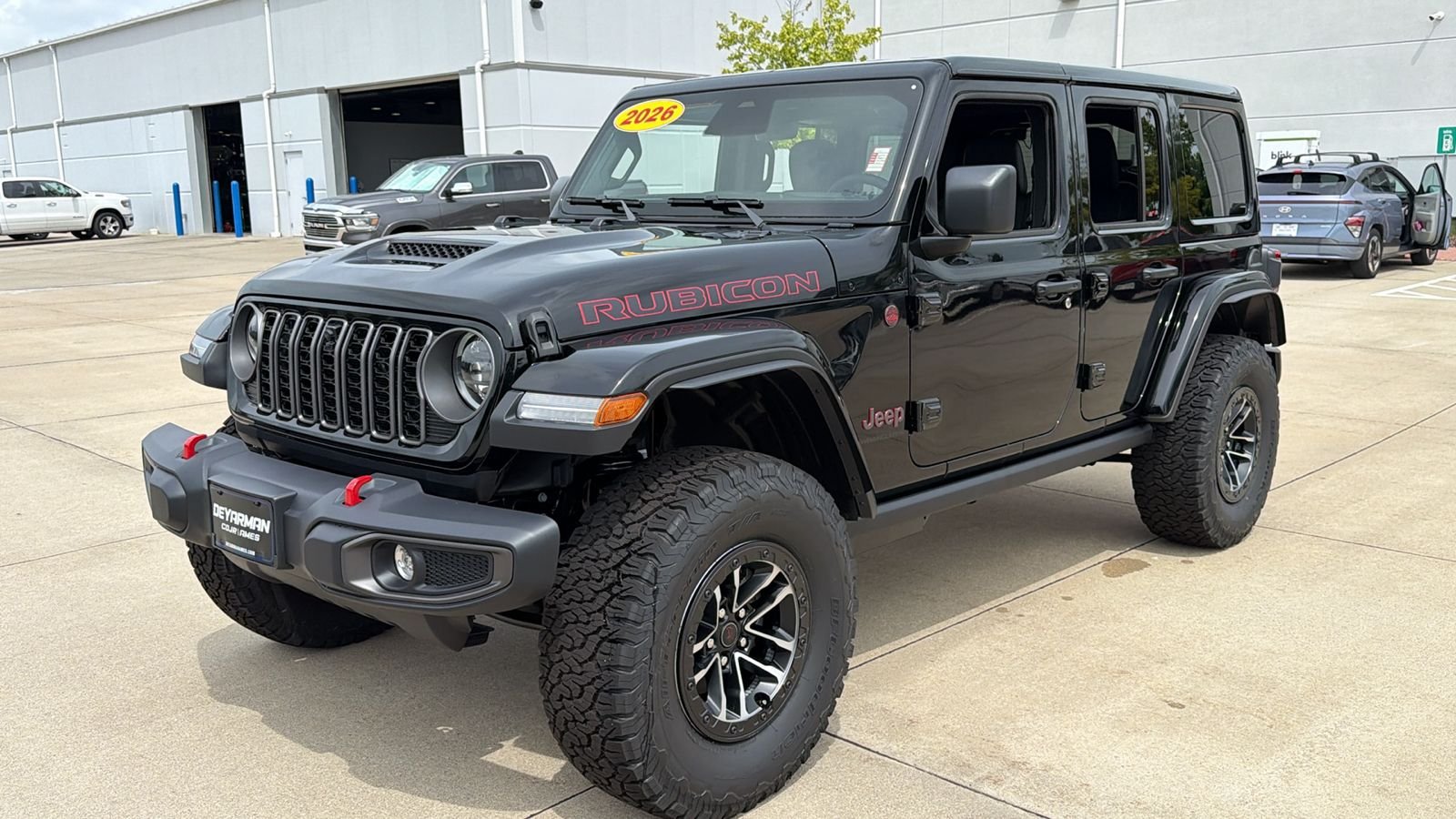 New 2026 Black Clearcoat Jeep Rubicon image 4