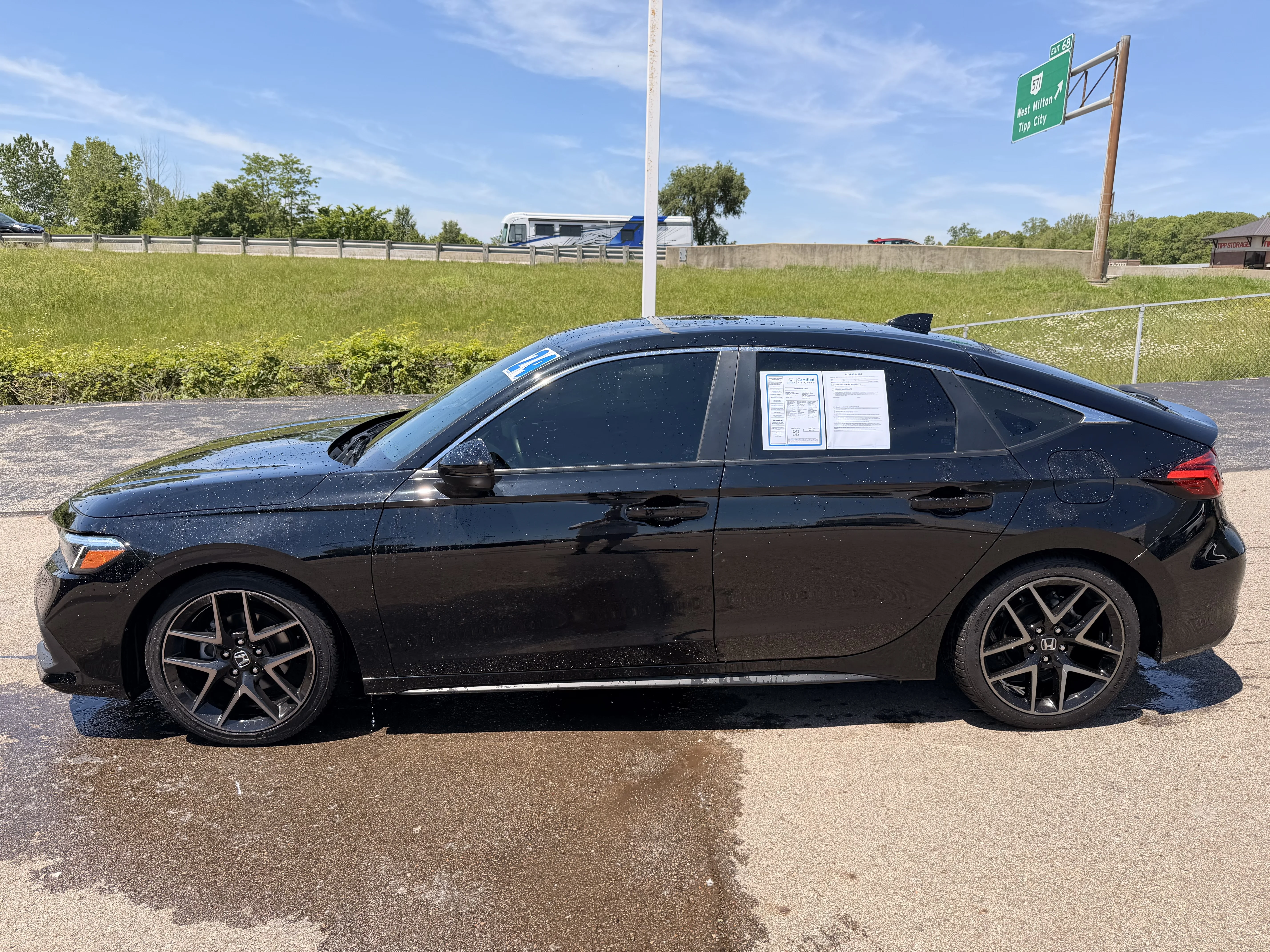 Certified Used 2024 Crystal Black Pearl Honda Sport Touring image 6