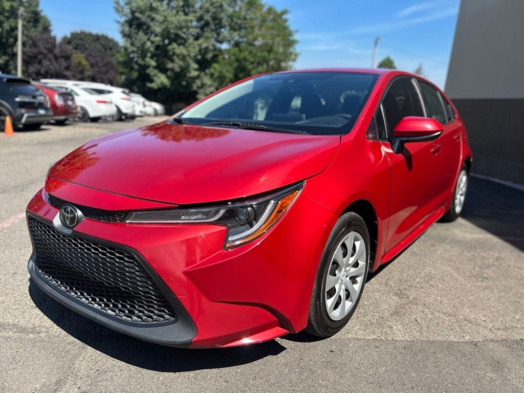 Used 2021 Red Toyota LE image 13