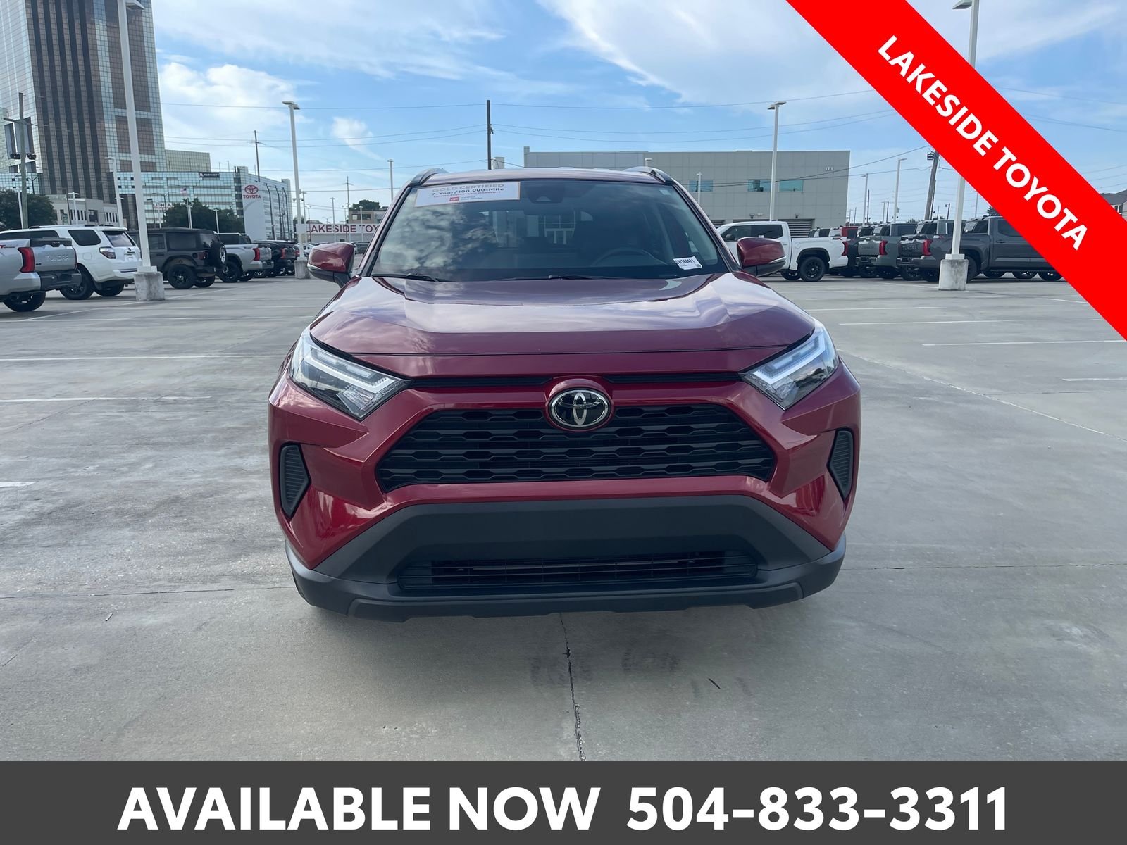 Certified Used 2025 Red Toyota XLE image 9