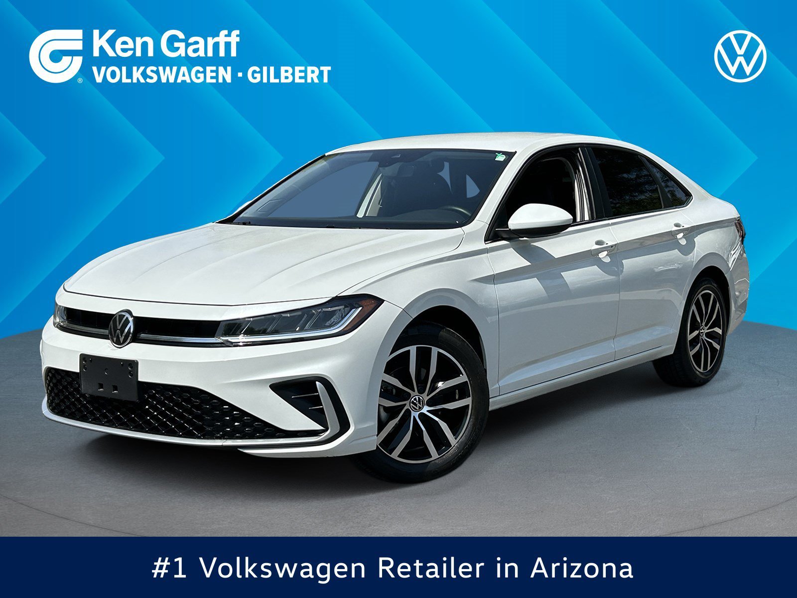 Used 2025 Opal White Volkswagen SE image 1
