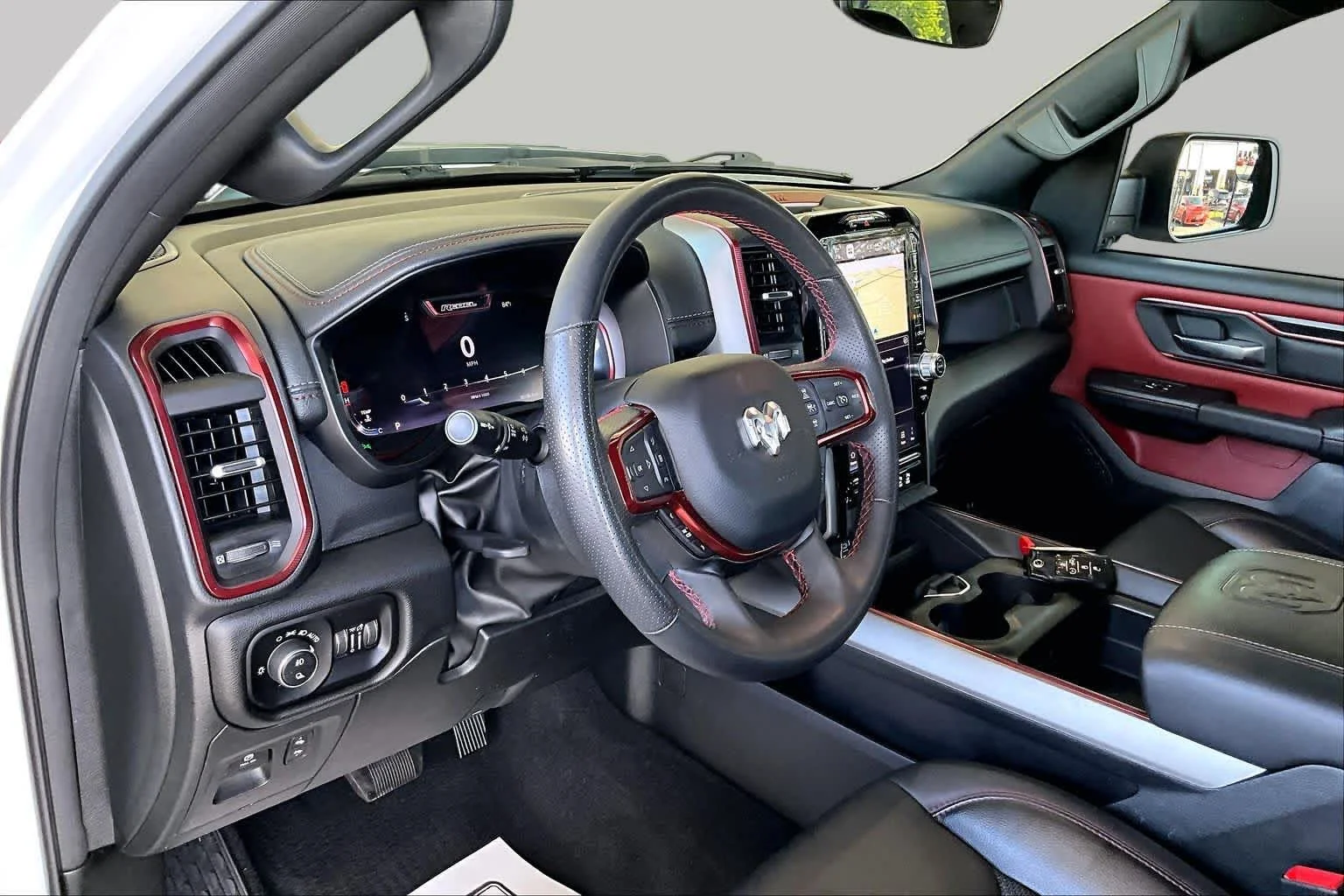 Used 2025 Bright White Clearcoat Ram Rebel image 17