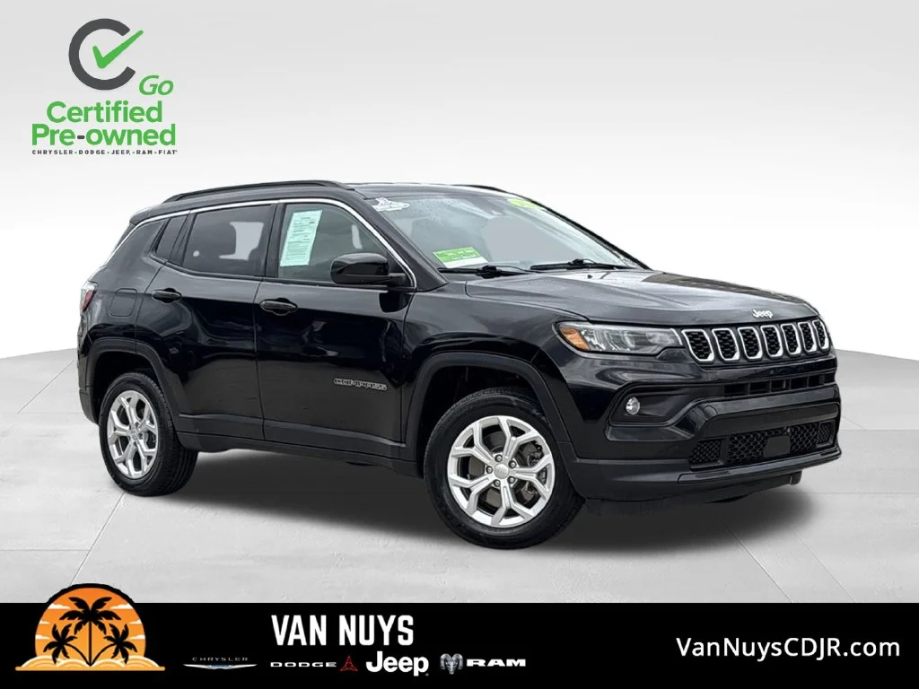Certified Used 2024 Diamond Black Jeep Latitude image 1