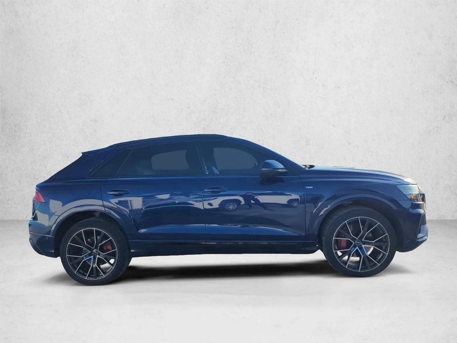 Used 2021 Galaxy Blue Metallic Audi Premium Plus image 4