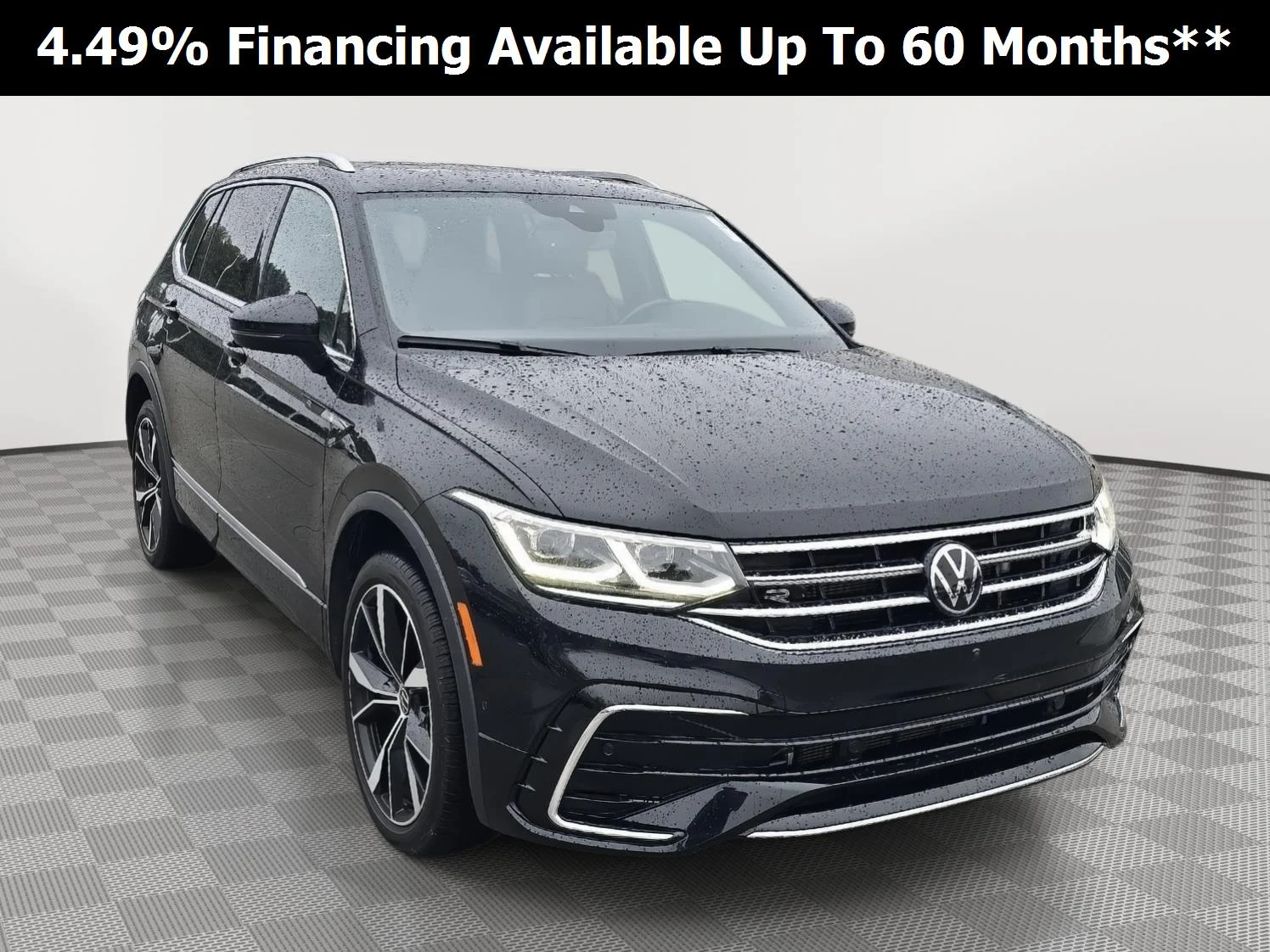 Certified Used 2024 BLACK Volkswagen SEL R-Line image 1
