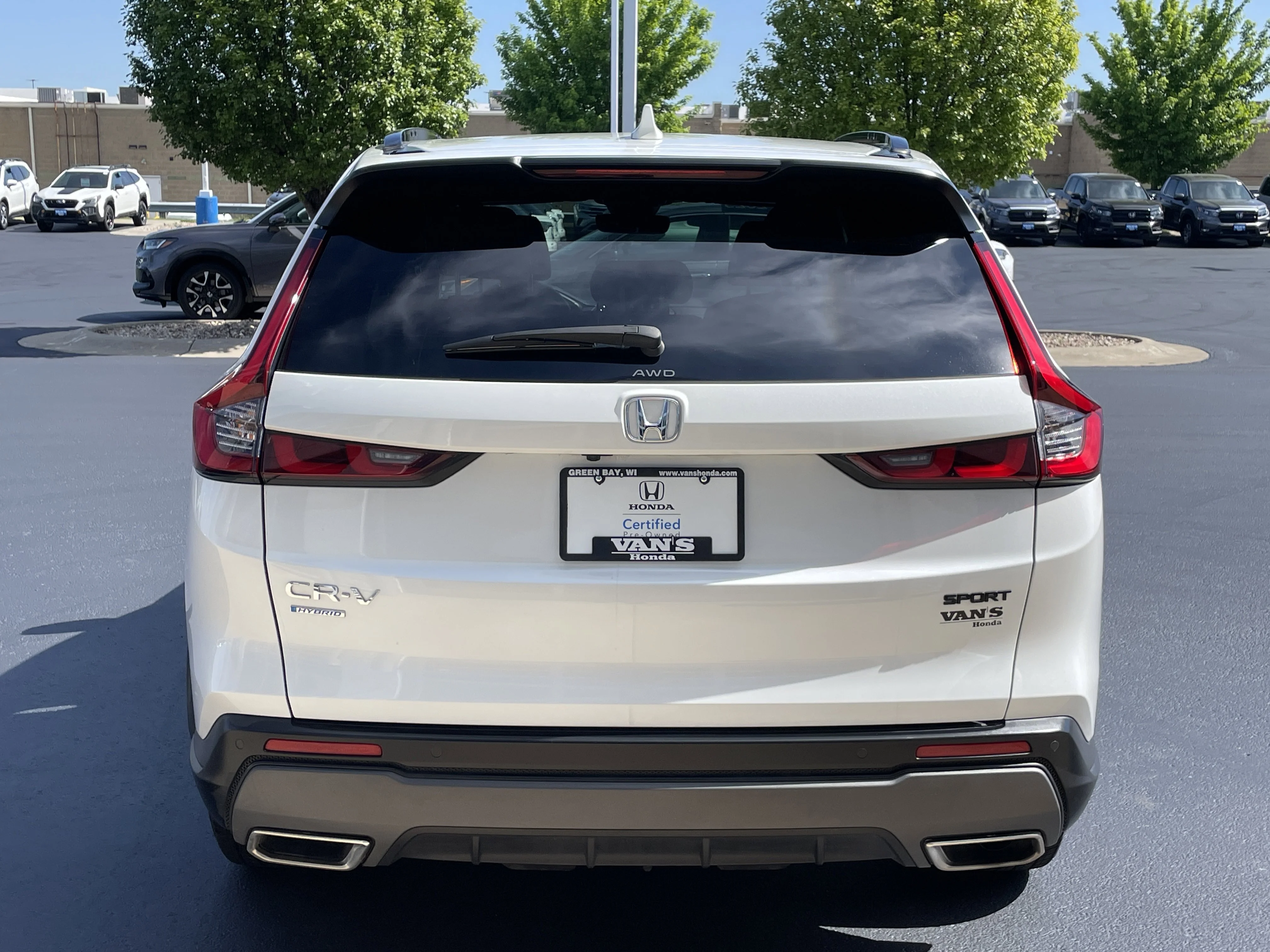 Certified Used 2025 Platinum White Pearl Honda HYBRID AWD SPORT-L image 7