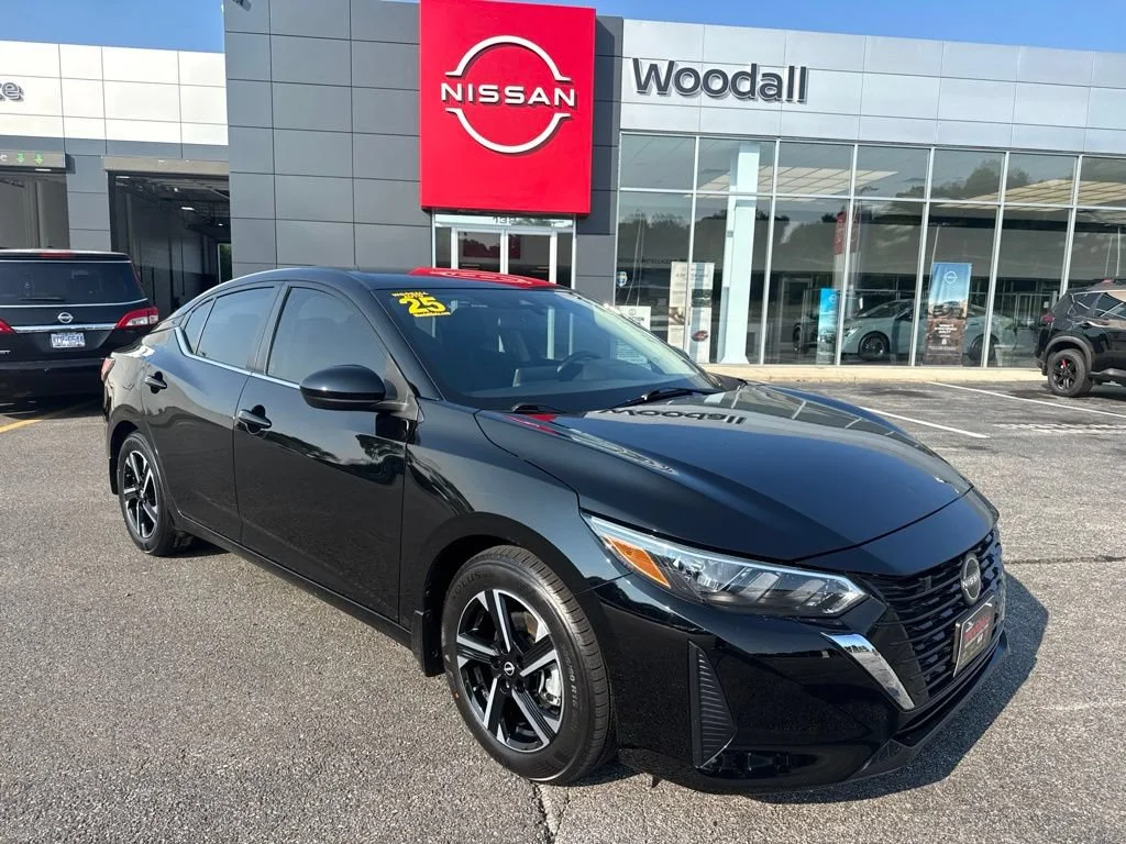 Used 2025 Super Black Nissan SV image 1