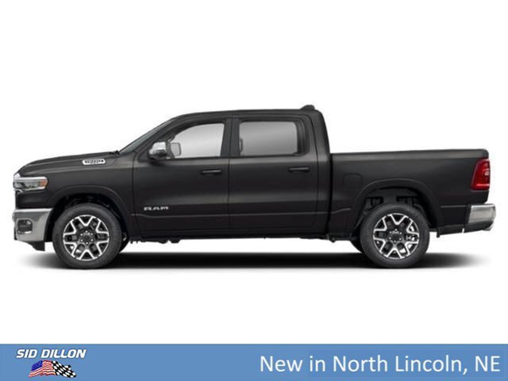 New 2027 Diamond Black Crystal Pearl-Coat Exterior Paint RAM Laramie image 3