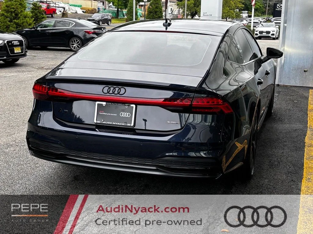 Certified Used 2024 Blue Audi 55 Prestige image 3