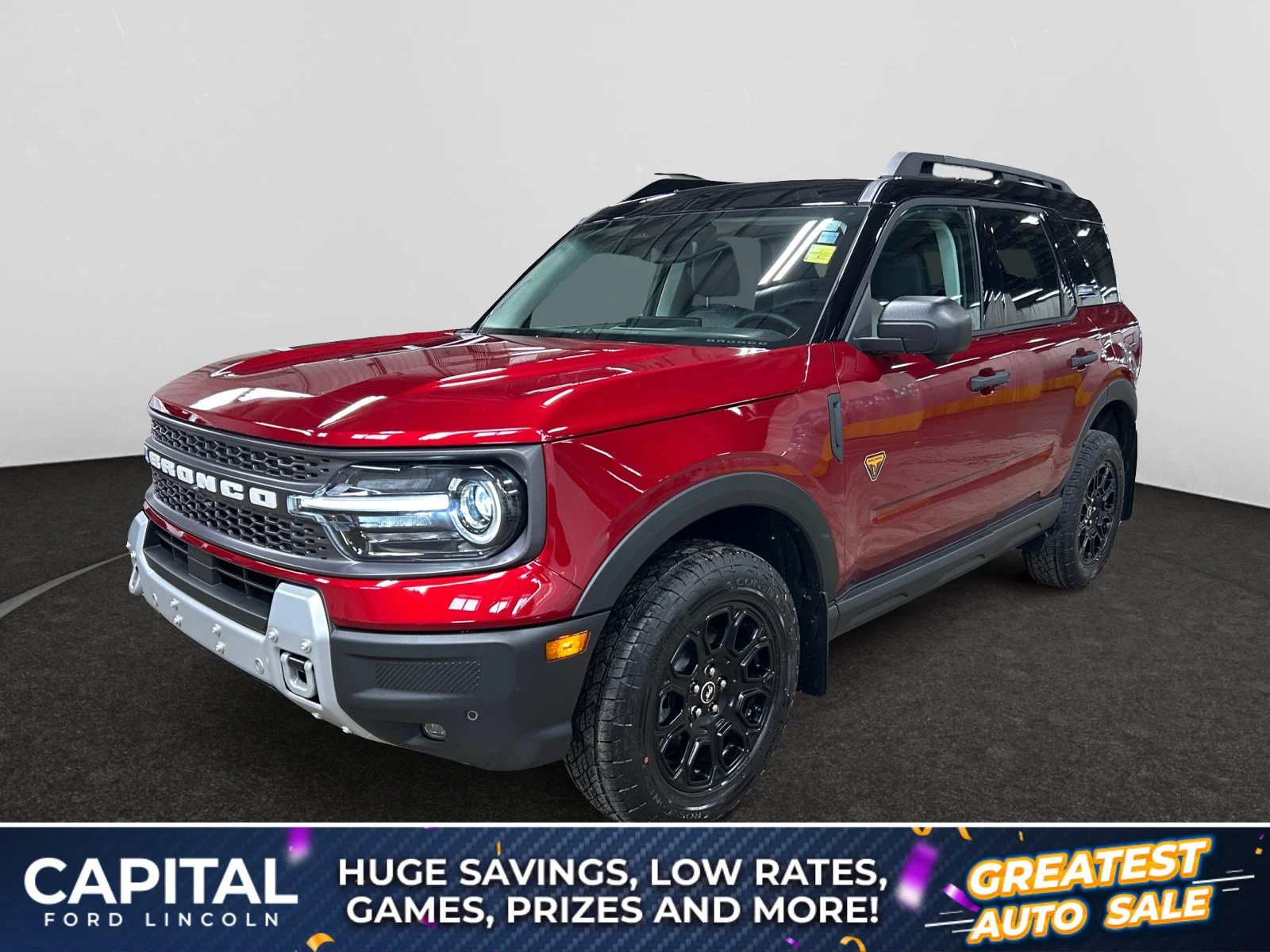 New 2026 Ruby Red Metallic Tinted Clearcoat Ford Badlands image 1