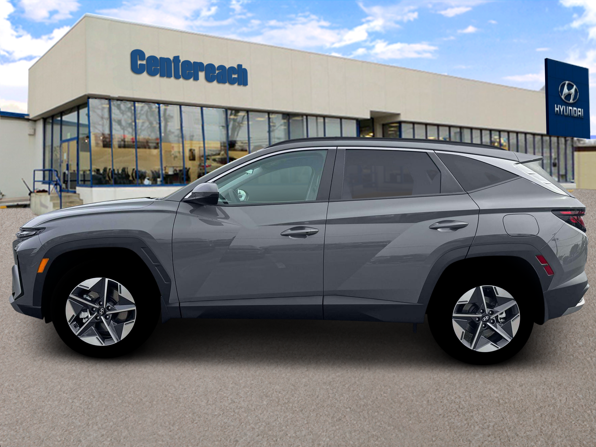 New 2026 Hampton Gray Hyundai SEL Plus AWD image 3