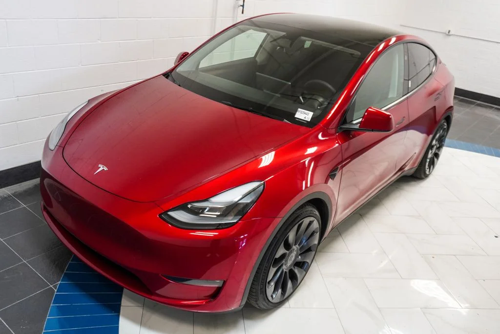 Used 2024 Red Tesla Performance image 37