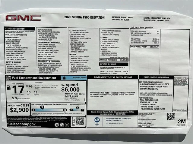 2026 GMC Sierra 1500 Elevation - Photo 21