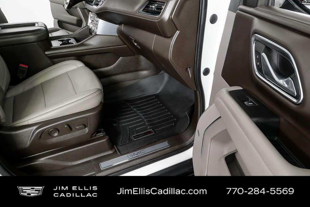 Used 2023 White Frost Tricoat GMC SLT image 24
