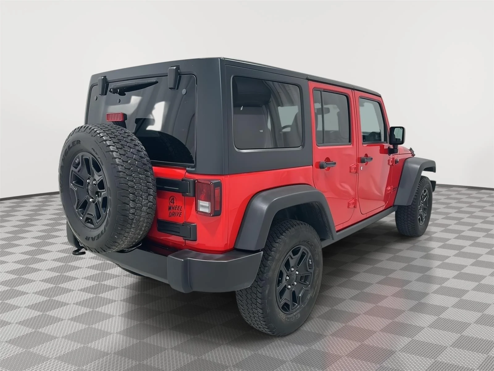 Used 2017 Firecracker Red Clearcoat Jeep Willys Wheeler image 4