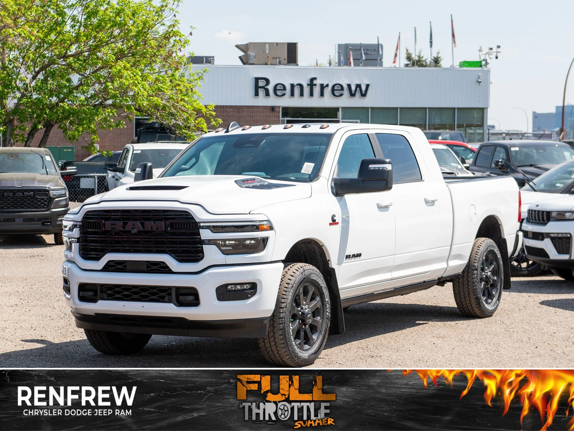 New 2026 White RAM Laramie* image 1