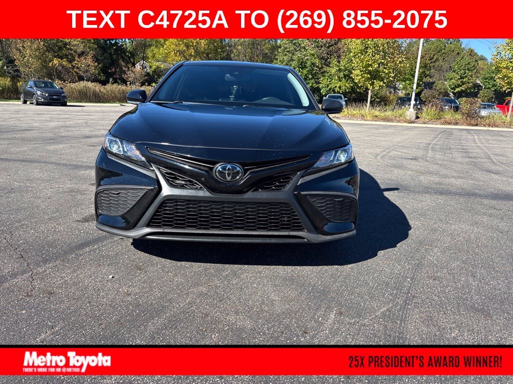 Used 2022 Black Toyota SE image 1