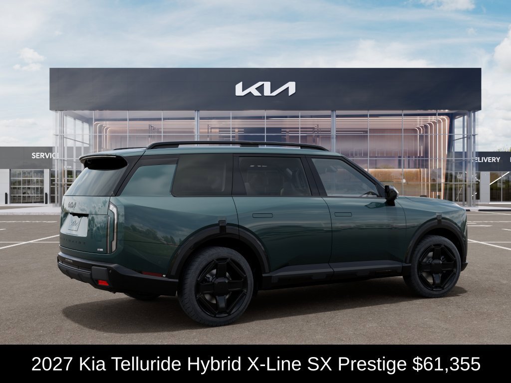 New 2027 Black Jade Green Kia X-Line SX Prestige image 7