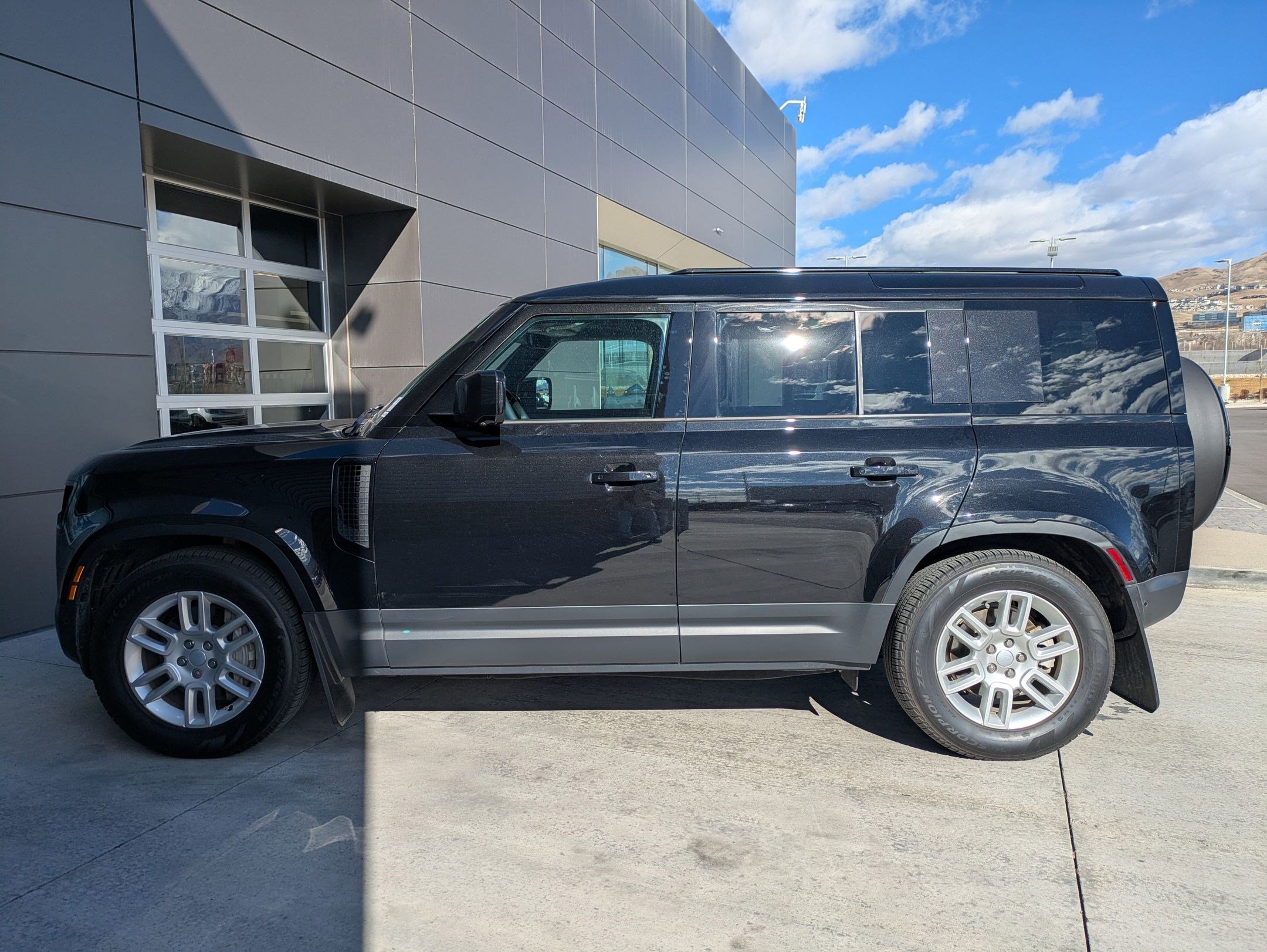 Certified Used 2025 Santorini Black Metallic Land Rover 110 P300 S image 8