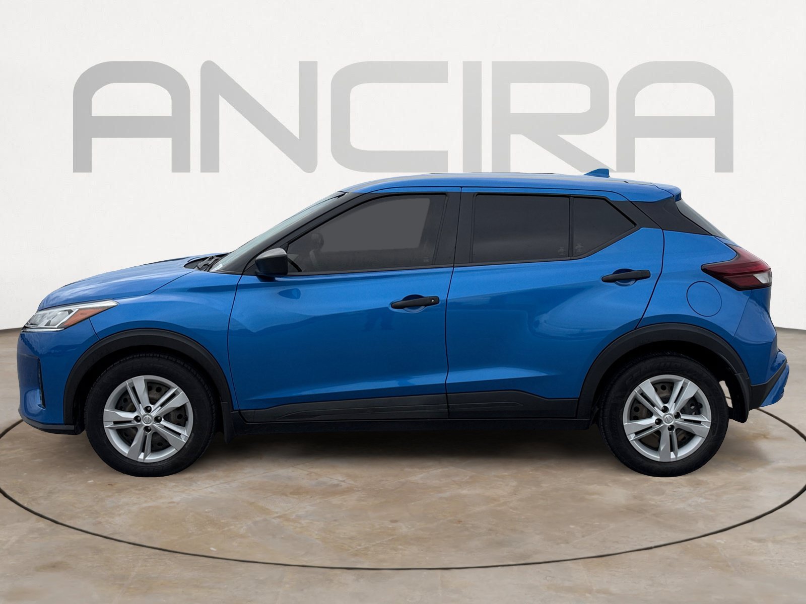 Used 2022 Electric Blue Metallic Nissan S image 7