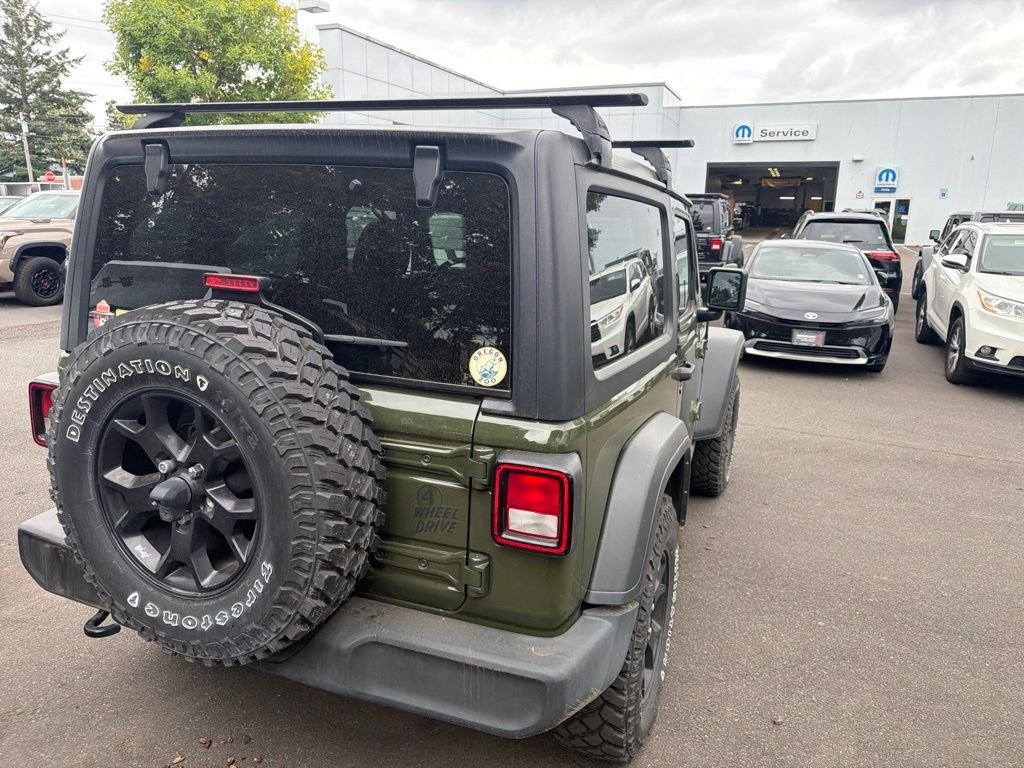 Certified Used 2023 Green Clearcoat Jeep Sport image 5