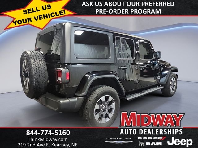 Used 2021 Black Jeep Unlimited Sahara image 5
