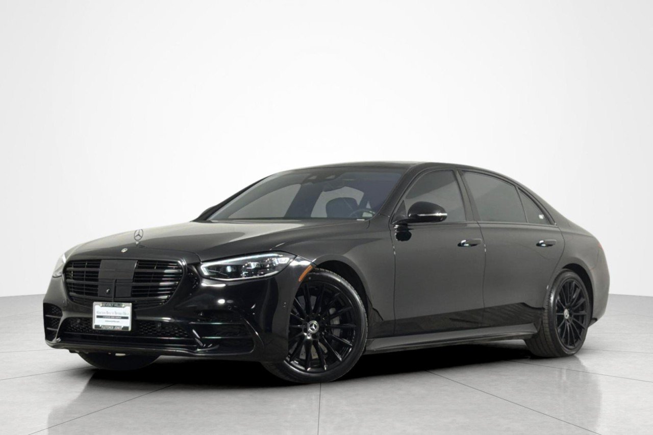 Certified Used 2022 Black Mercedes-Benz S 580 image 1