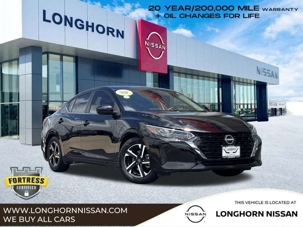Used 2024 Black Nissan SV image 1