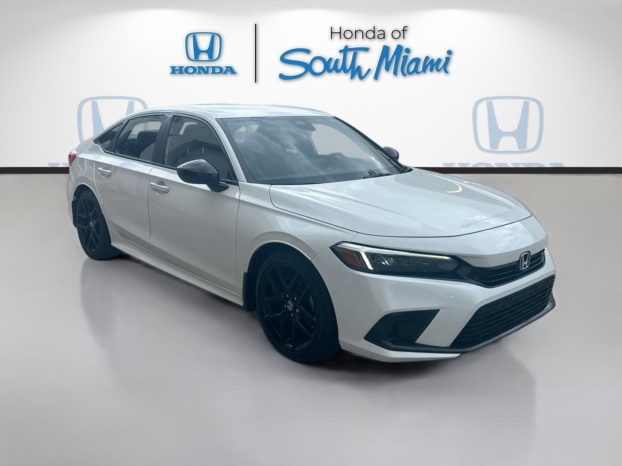 Used 2023 Platinum White Pearl Honda Sport image 1