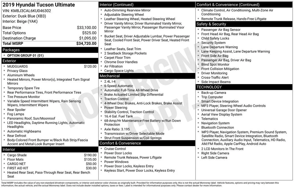 Used 2019 Blue Hyundai Ultimate image 6