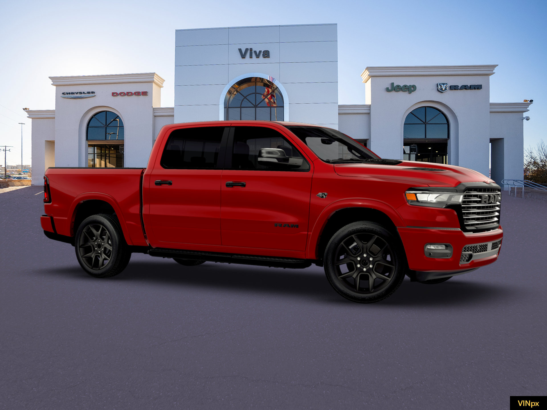 New 2026 Molten Red Pearl-Coat Exterior Paint RAM LARAMIE image 22