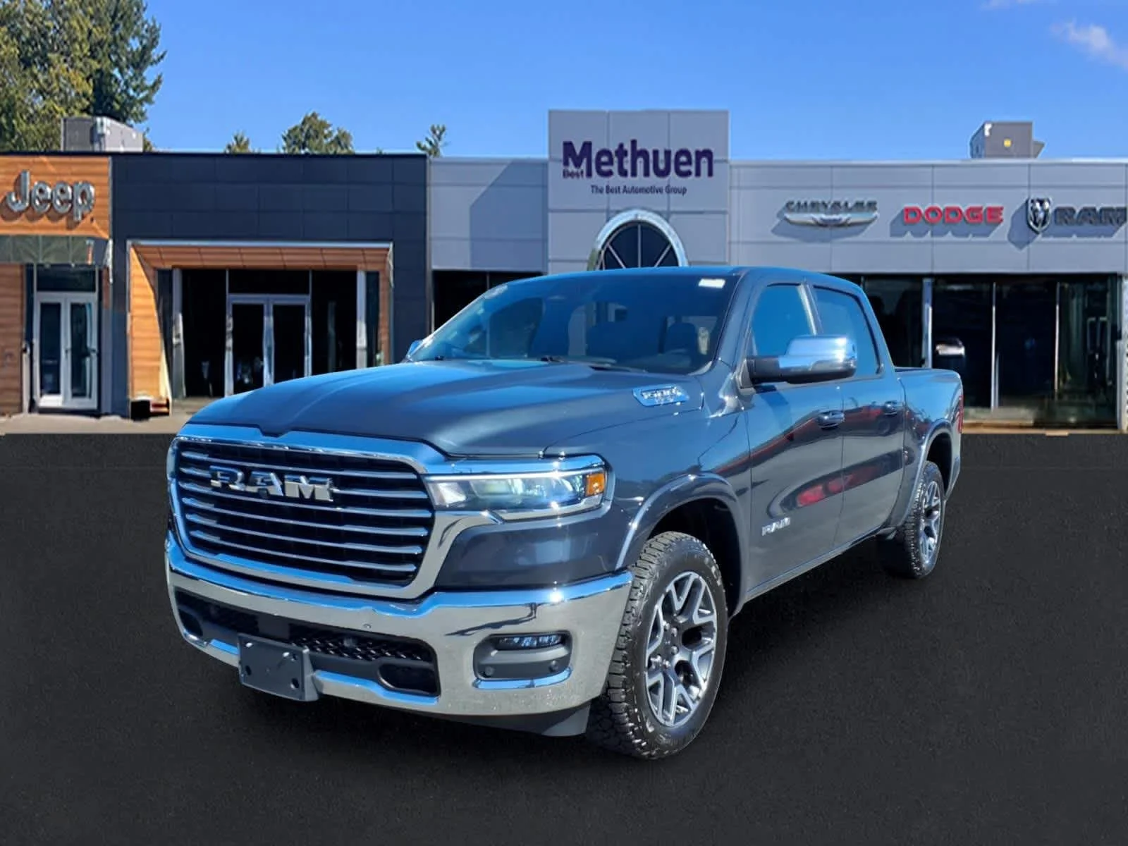 Used 2025 Forged Blue Metallic Ram Laramie image 3