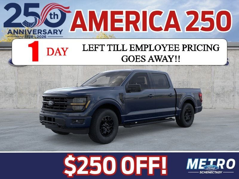 New 2026 Antimatter Blue Metallic Ford XLT image 2